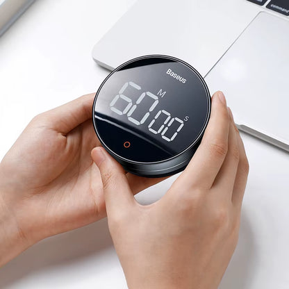 Magnetic Countdown Alarm Clock Kitchen Timer Manual Digital Timer Stand Desk Clock Cooking Timer Shower Study Stopwatch