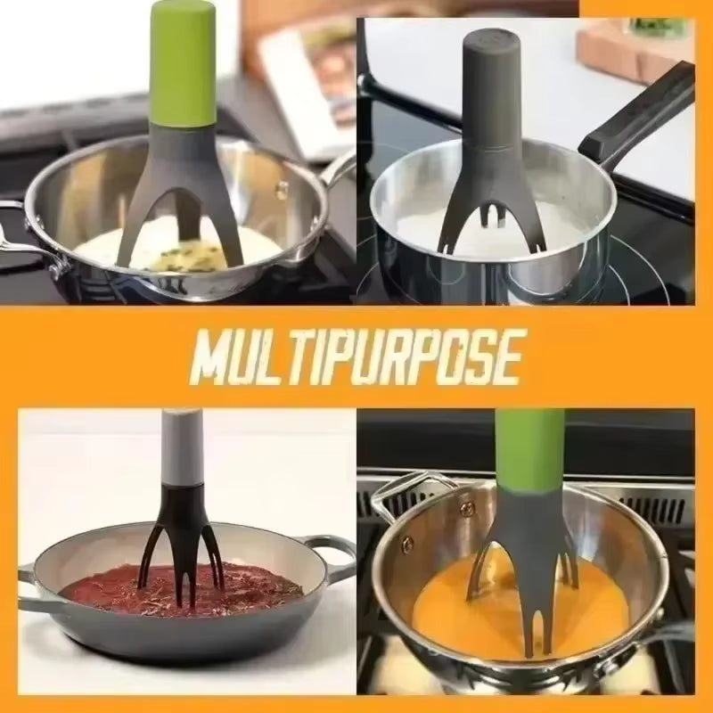 5-Speed Egg Beater Stainless Steel Cordless Electric Whisk with Anti-Slip Grip for Baking Cooking Lightweight Kitchen Gadgets